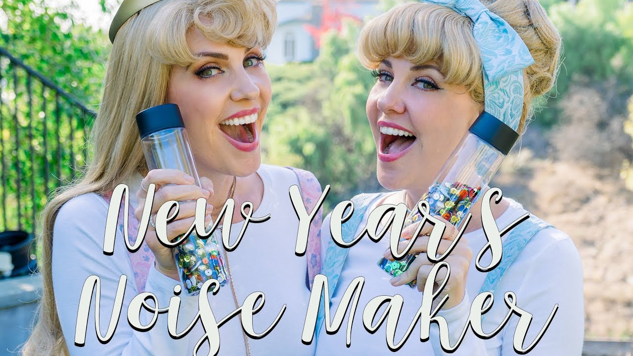 Crafting with Disney Princesses - New Years Noise Maker