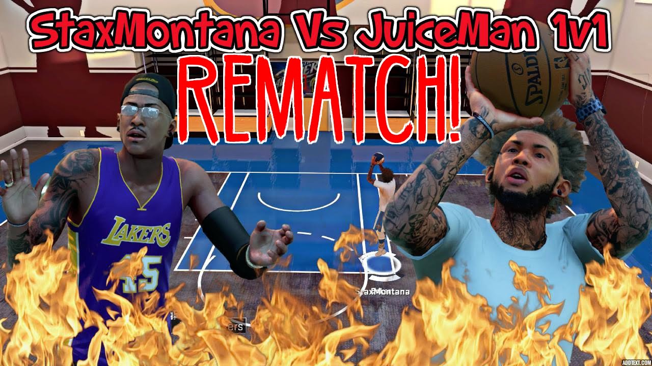 NBA 2K16 MyCOURT 1v1 H.O.R.S.E CHALLENGE VS JUICEMAN REMATCH! | WIN A FREE XBOX ONE OR PS4!