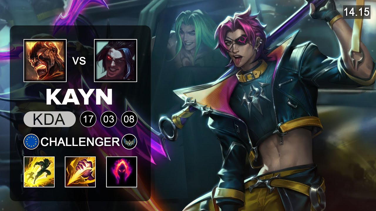 Kayn vs Brand Jungle - EUW Challenger - Patch 14.15 Season 14