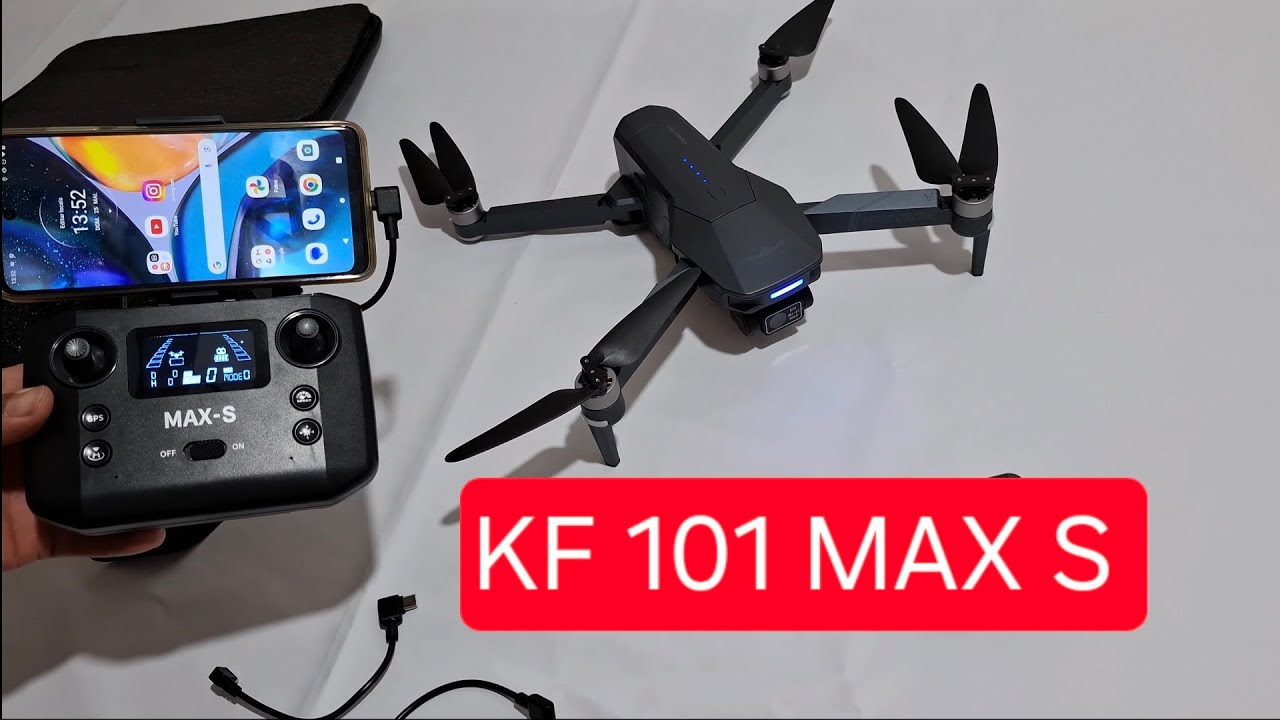 Unboxing do drone KF 101 MAX S | primeiros passos | configuração completa