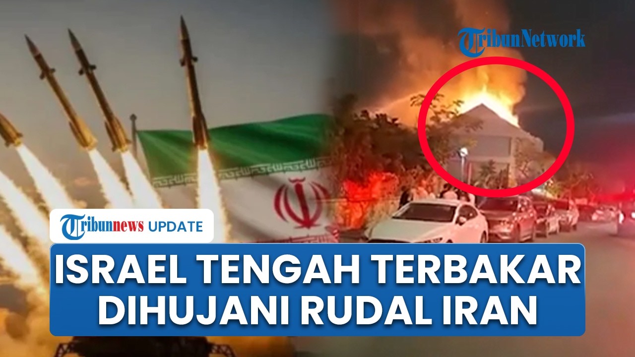 Rangkuman Perang Timur Tengah: Rudal Iran Hantam Kota Shoham Israel, Kedubes AS di Irak Terbakar