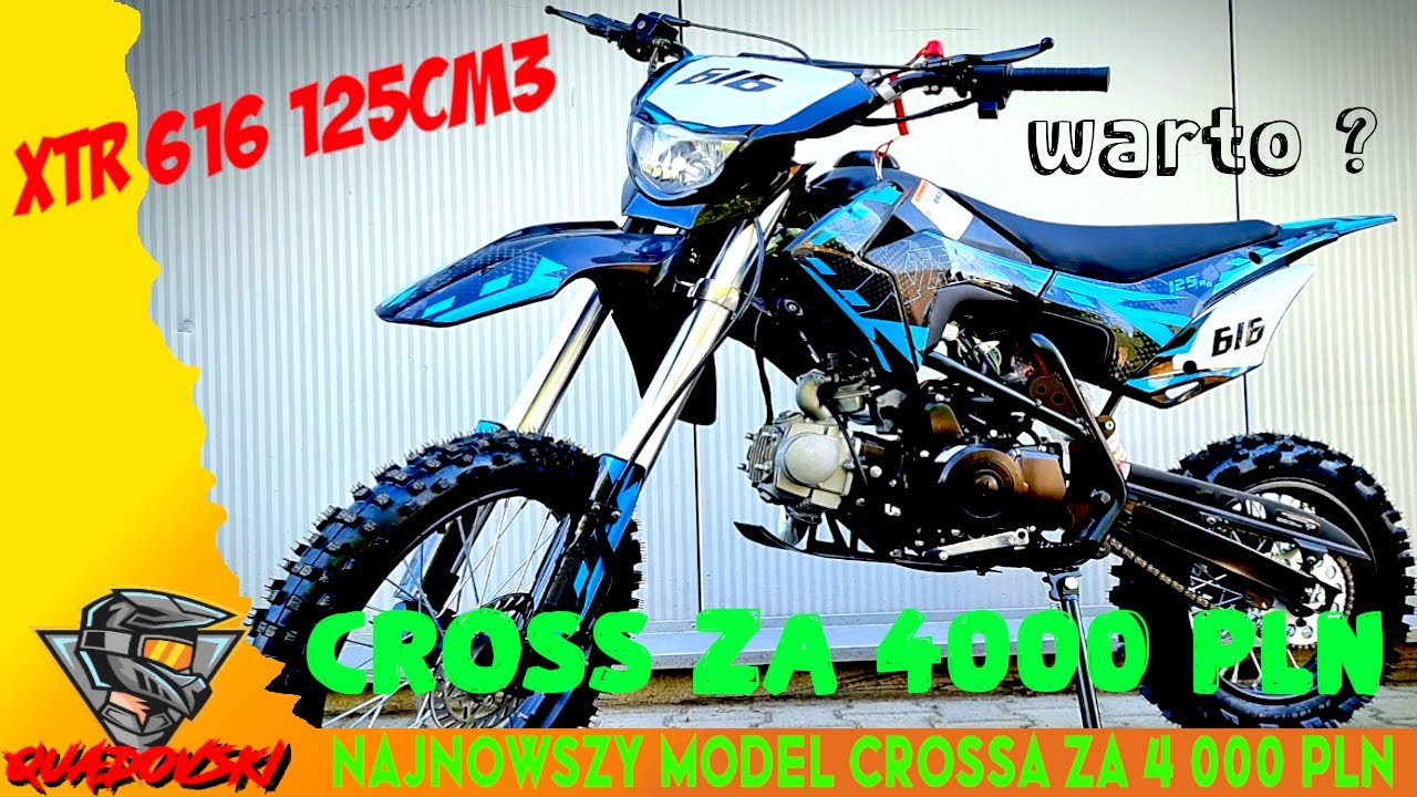 #08 CROSS ZA 4 000 ZŁ warto kupić? Najnowszy MODEL CROSSA 125 W POLSCE #XTR 616 recenzja omówienie