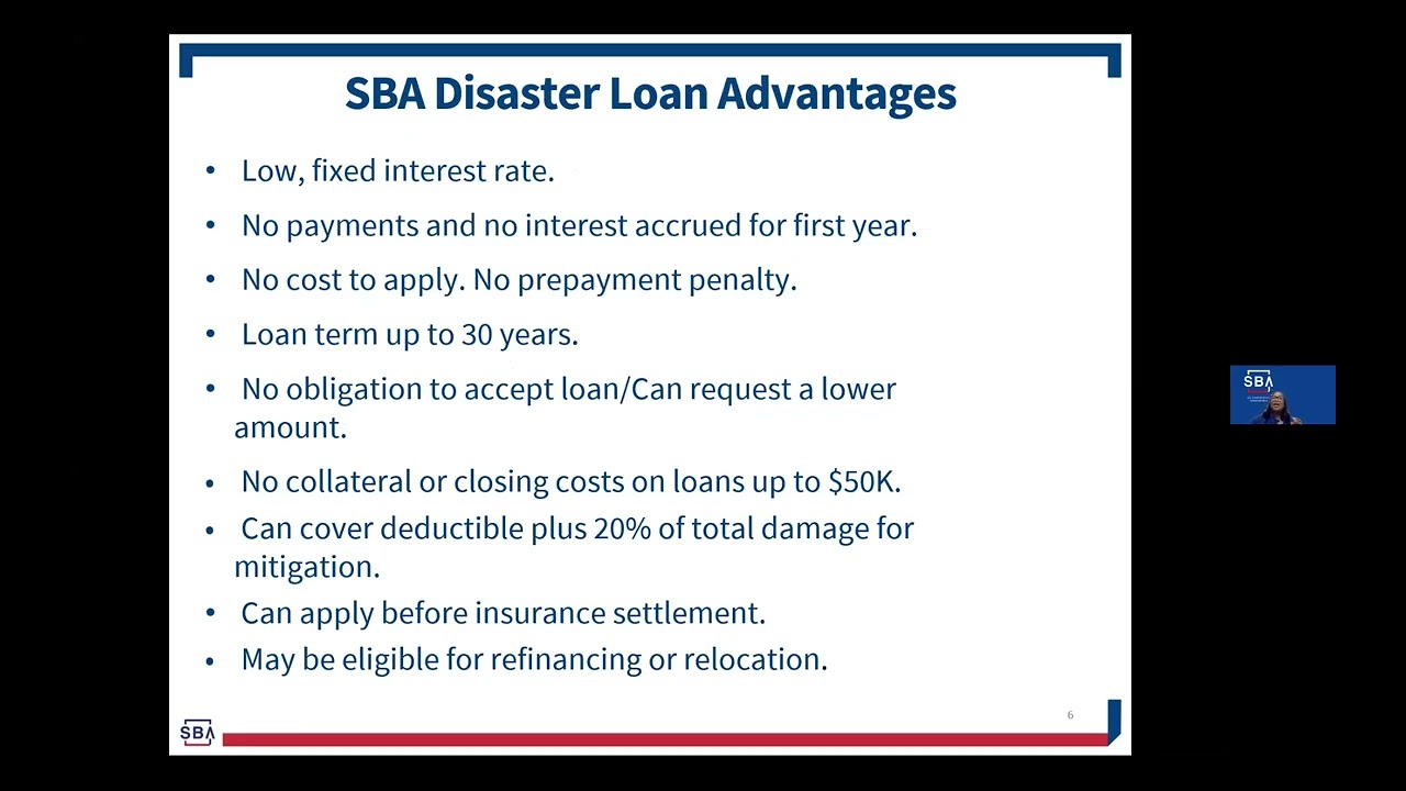 SBA Disaster Recovery Resources: Rebuilding After Chantal