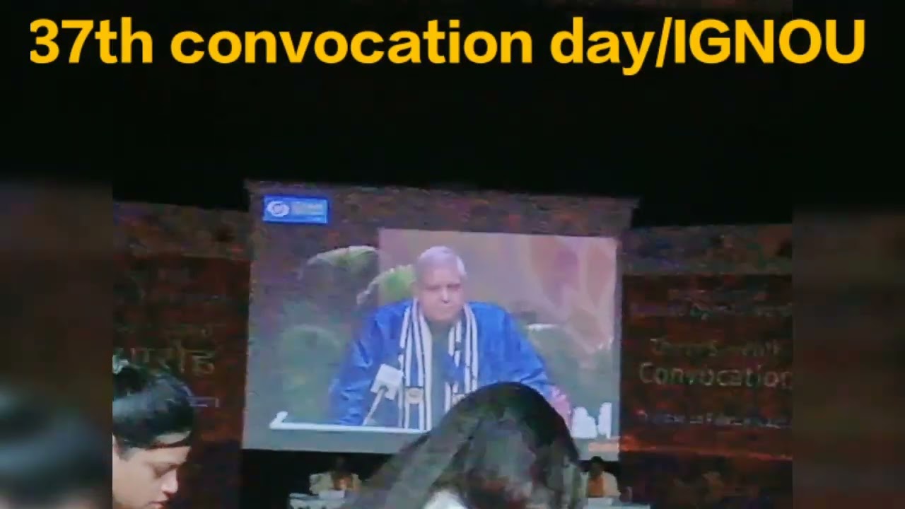 IGNOU 37th convocation day glimpses #meribhashahindibhasha #ignou #convocationday