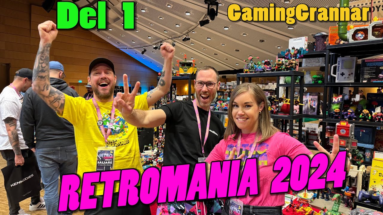 GamingGrannar på RETROMANIA 2024!