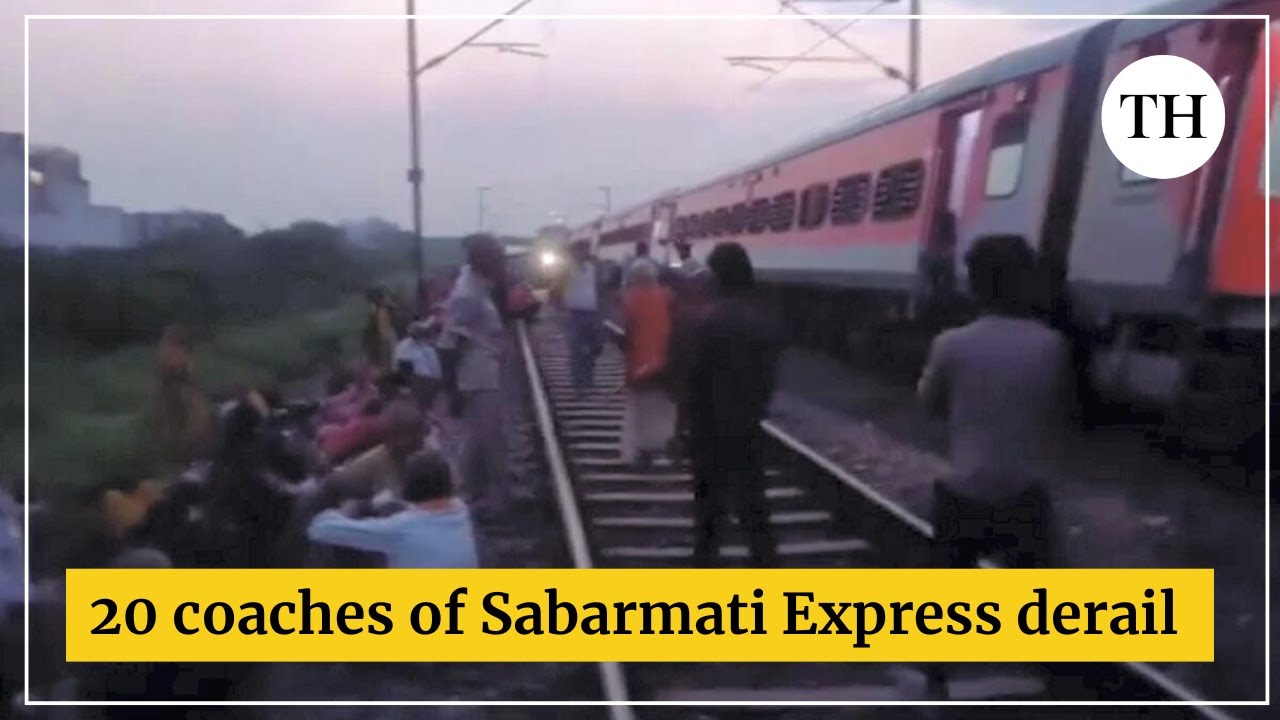 20 coaches of Sabarmati Express derail near Kanpur