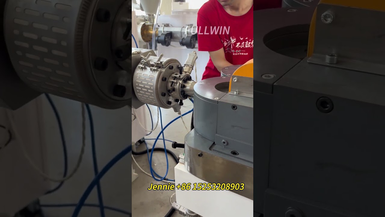 Fullwin 45m/min high speed 13mm shisha hookah pipe making machine #factory #pipe  #machine #plastic