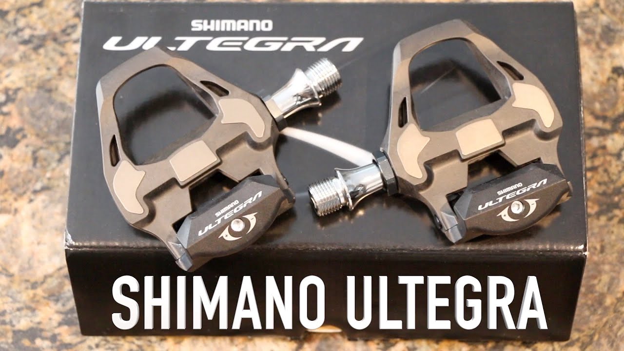 Shimano Ultegra PD-R8000 Long Axle Road Pedals, +4mm Axle