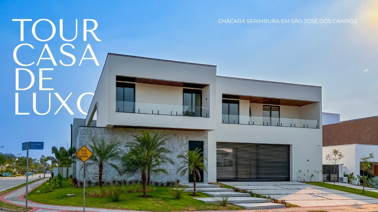Tour Completo: Casa de Luxo com Elevador, Piscina Aquecida e Energia Solar no Serimbura