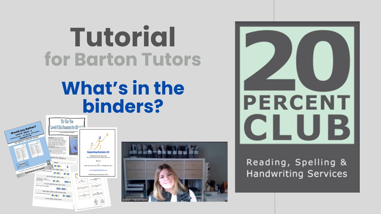 Tutor Tutorial - Setting Up Binders