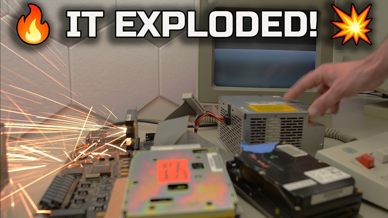 Repairing Two Vintage IBM PS/2 Motherboards&hellip; and One Literally Explodes