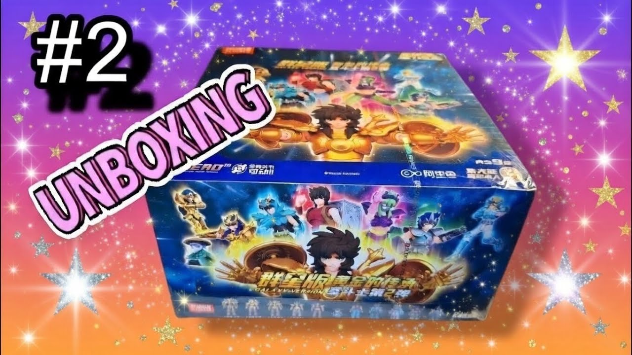 Box 2) UNBOXING 2/9 - SAINT SEIYA BLOKEES GALAXY VERSION 02 9PCS