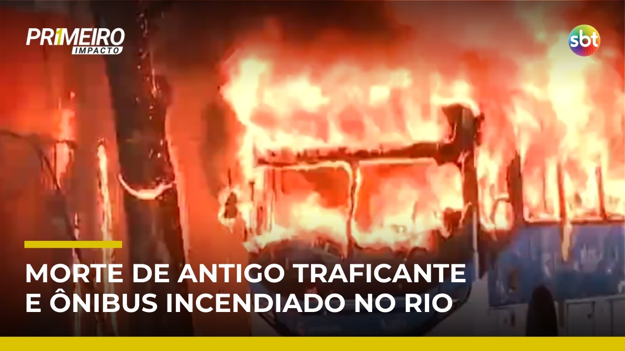 Antigo chefe do tráfico morre em operação no Rio e criminosos incendeiam ônibus | #PrimeiroImpacto