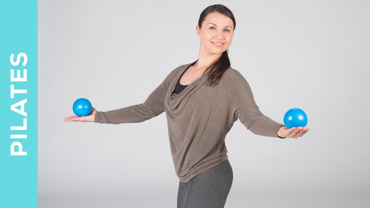 Basic Pilates Workout mit Toning Ball - Training für Anfänger - Fit mit Anna - HD