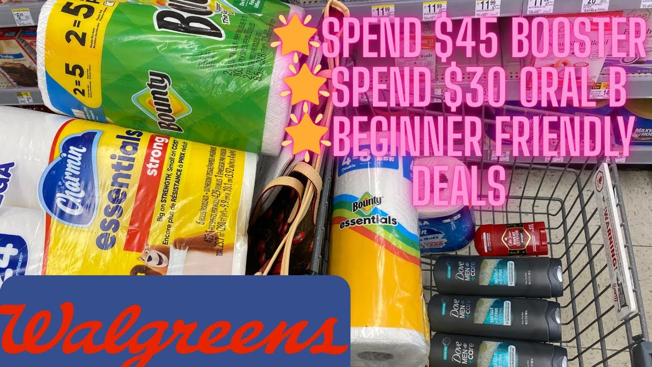 Walgreens couponing deals 1/25-1/31 Spend $45 booster & tons of beginner friendly deals