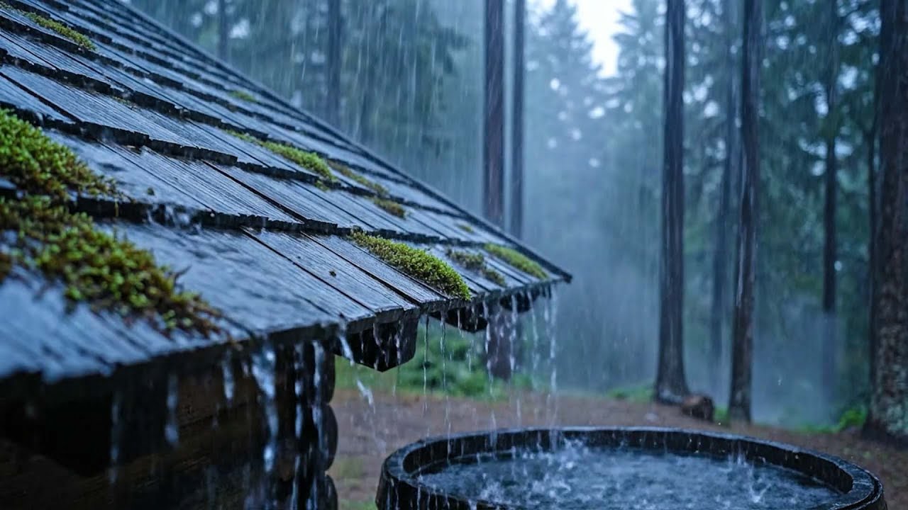 Rain Sounds For Sleeping - 9% Instantly Fall Asleep With Rain And Thunder Sound At Night,Rain
