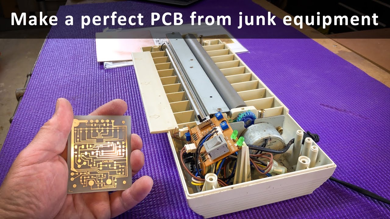 Make a PRINTED CIRCUIT BOARD - Mr Carlsons Lab Capacitor Tester