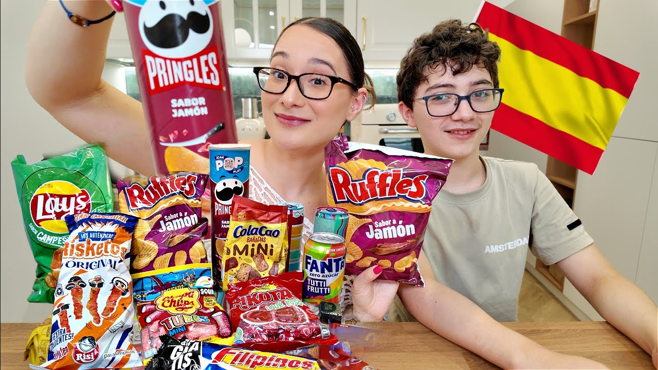 AMERICANS TRYING SPANISH SNACKS