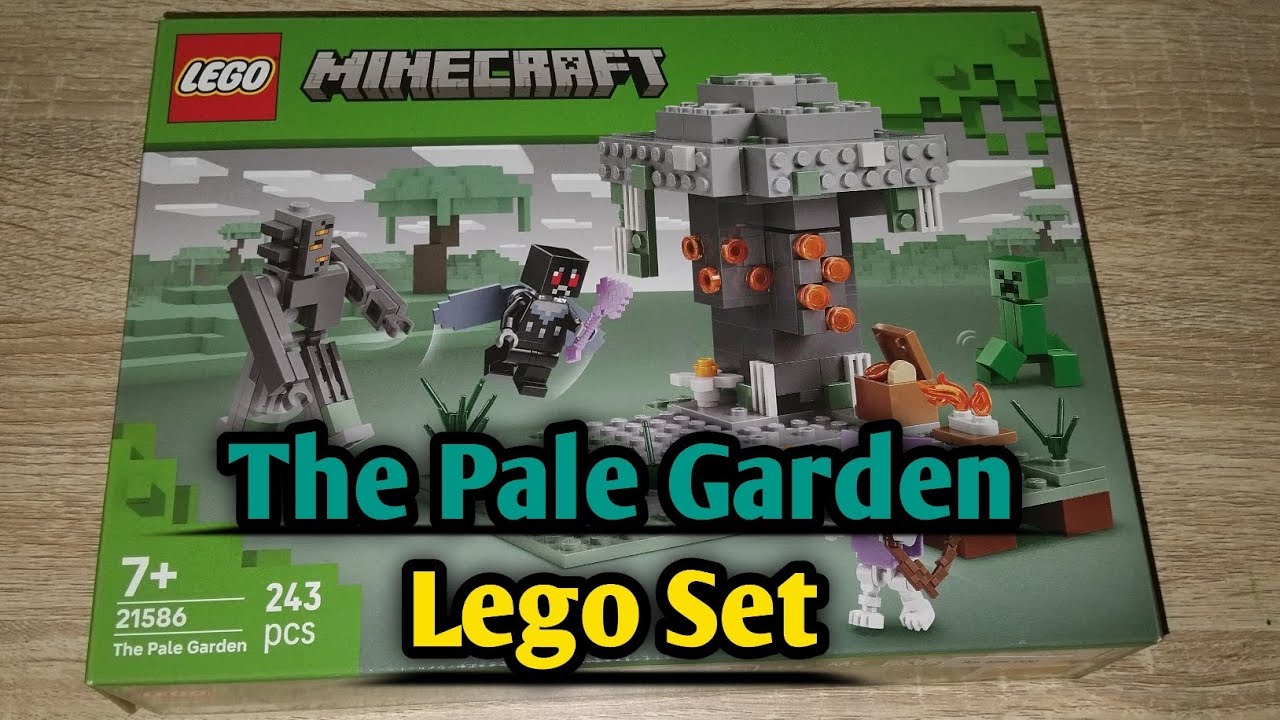 Lego Minecraft The Pale Garden guyss!! | Lego Minecraft Indonesia 21586 Speed Build