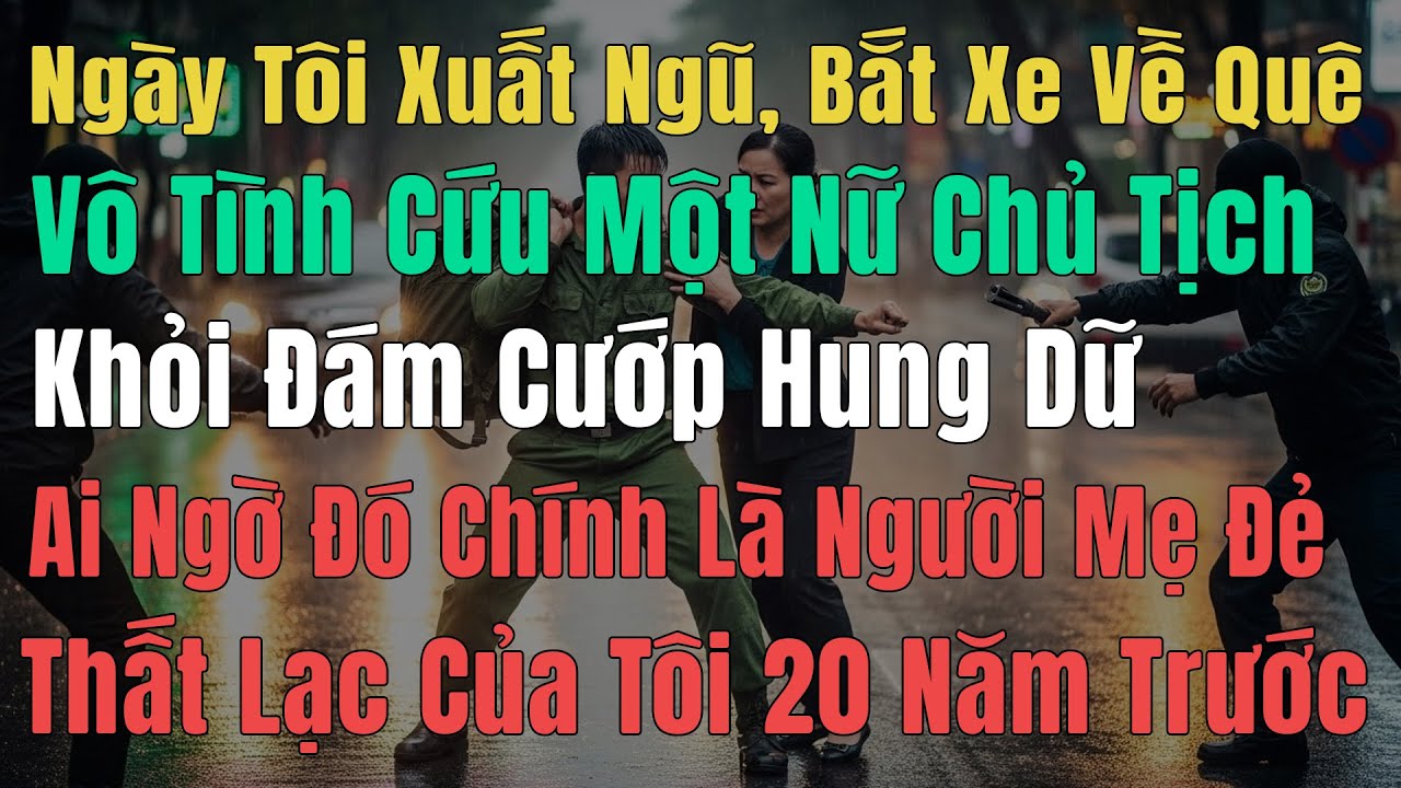 Ngày Tôi Xuất Ngũ Bắt Xe Về Quê Vô Tình Cứu Nữ Chủ Tịch, ai ngờ Đó Chính là Mẹ Đẻ Của Tôi