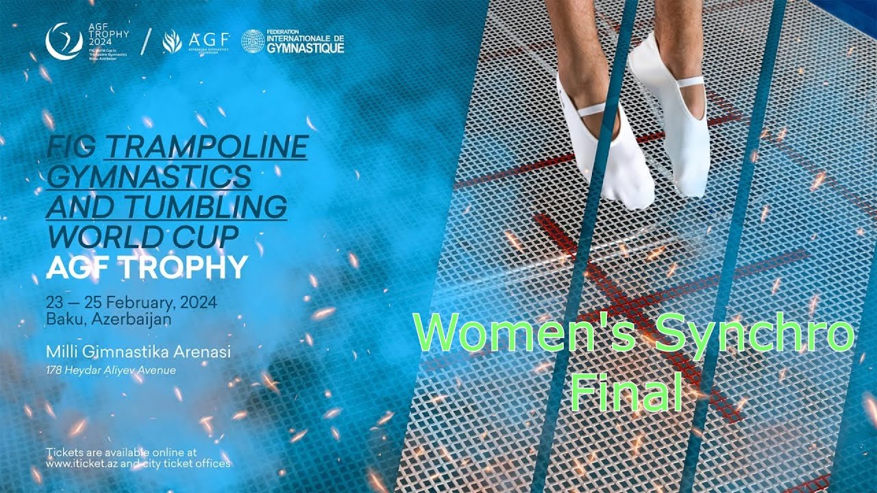 Trampoline World Cup Baku 2024. Women's Syncro Final