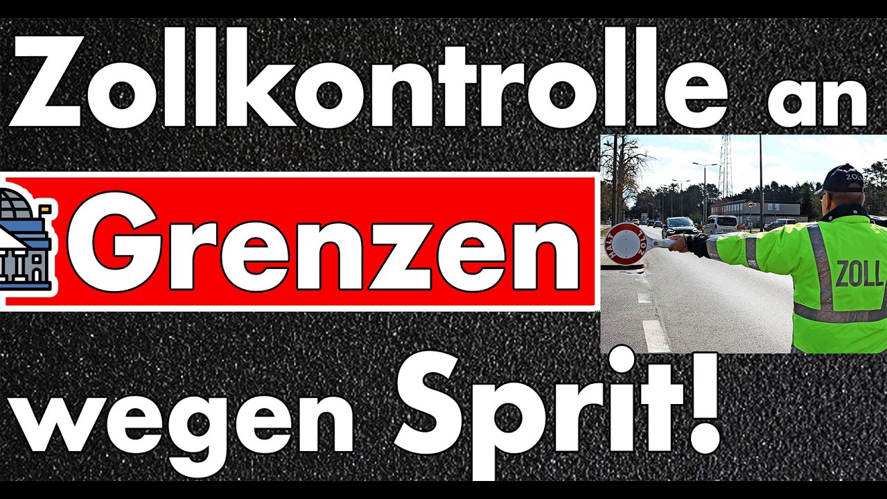 Klingbeil lässt Zoll Grenze kontrollieren! Billiger Sprit wird nachbesteuert! Sie hassen uns!