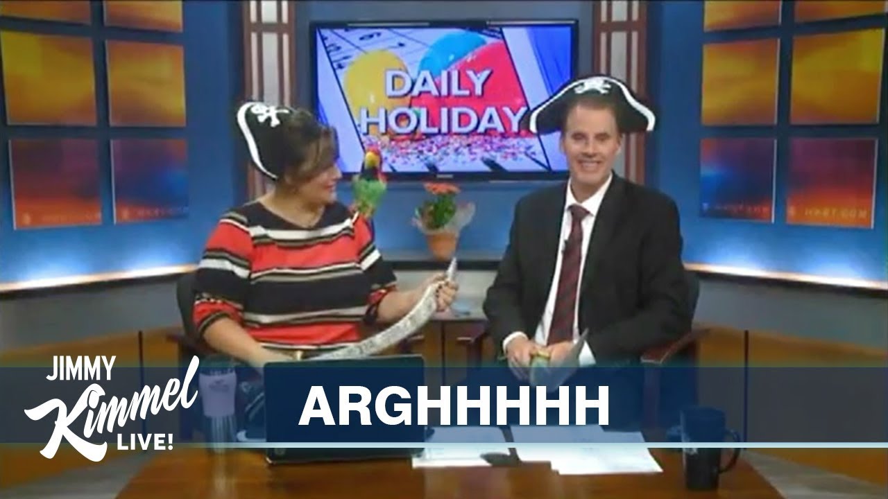 Newscasters Love Talk Like a Pirate Day