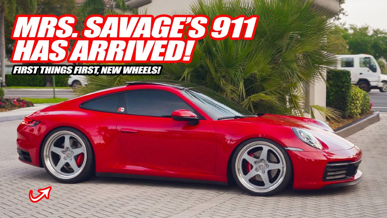 WHEEL SHOPPING FOR MRS. SAVAGE'S PORSCHE 911 992 CARRERA!