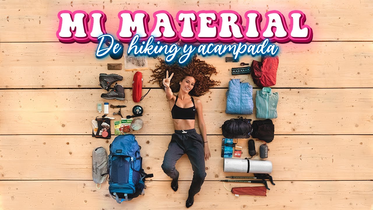 Mi equipo para acampar en la montaña 🏔️ | VLOG SUIZA | (Mi ropa, mi mochila...) 🏕️🎒