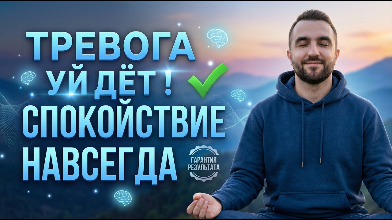 Как Перестать Тревожиться? | Глубокая Медитация от Страха и Беспокойства | Гипноз для Сна