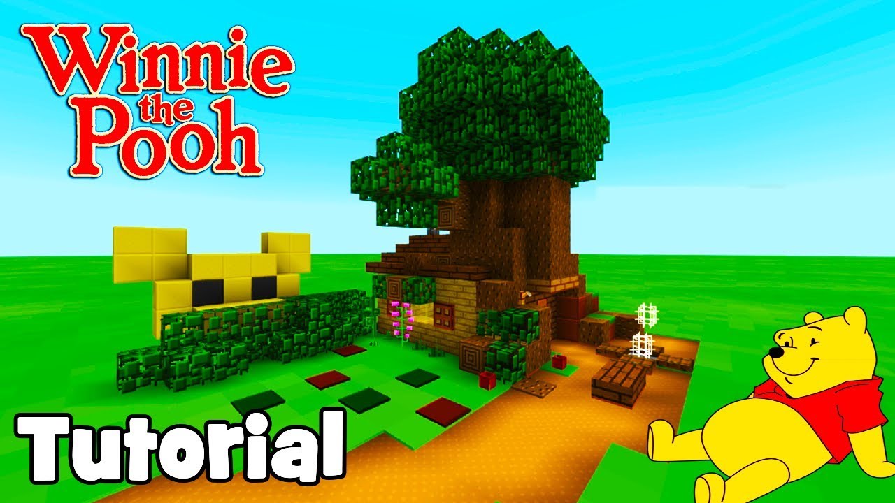Minecraft Tutorial: How To Make Winnie The Poohs House 