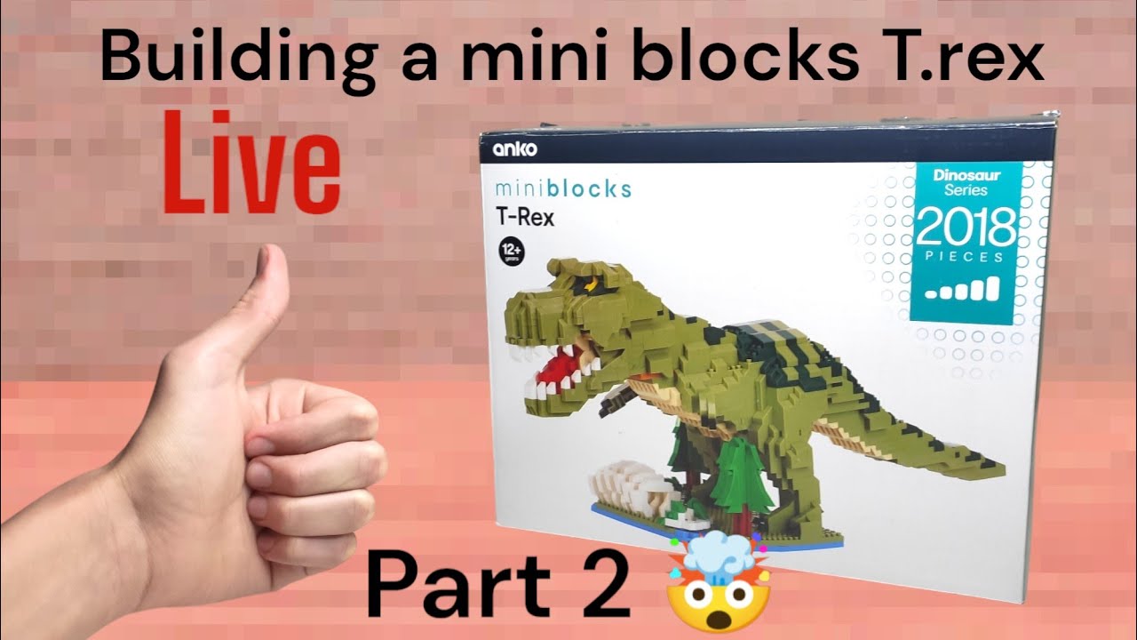 Building an Anko brand T-Rex with over 2k pieces 🤯🔥