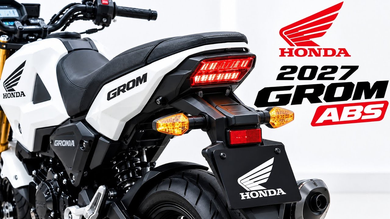 2027 Honda Grom ABS &mdash; ЭТОТ мини-байк стал еще лучше! Первый взгляд на новый Grom ABS