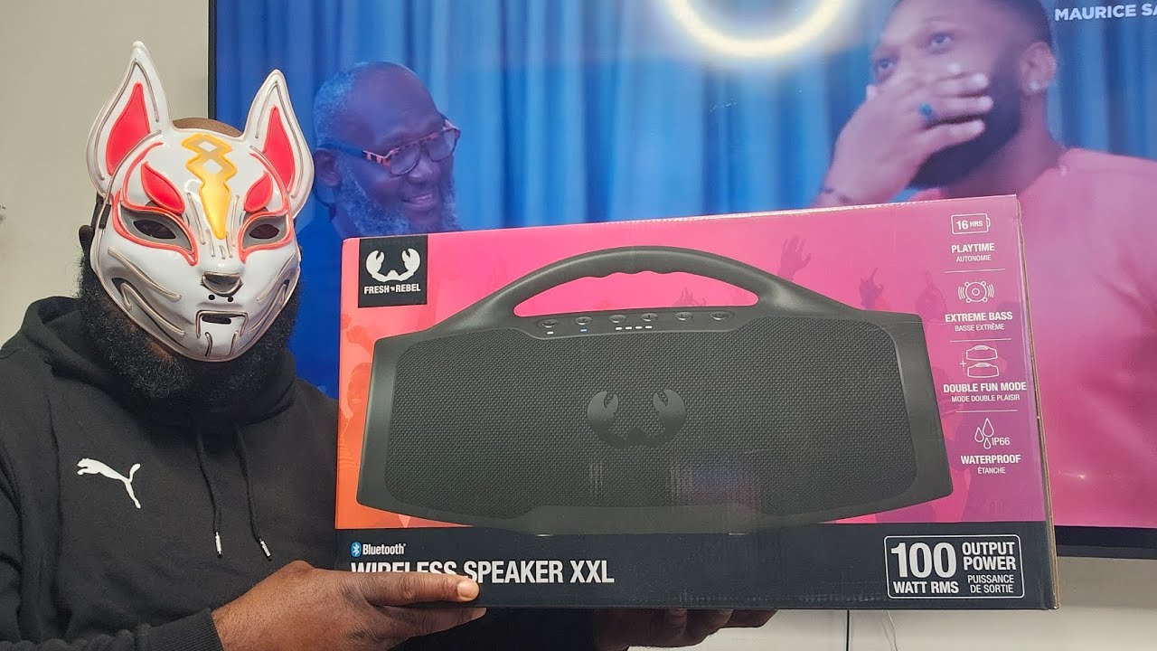Распаковка Bluetooth-колонки Fresh N Rebel XXL