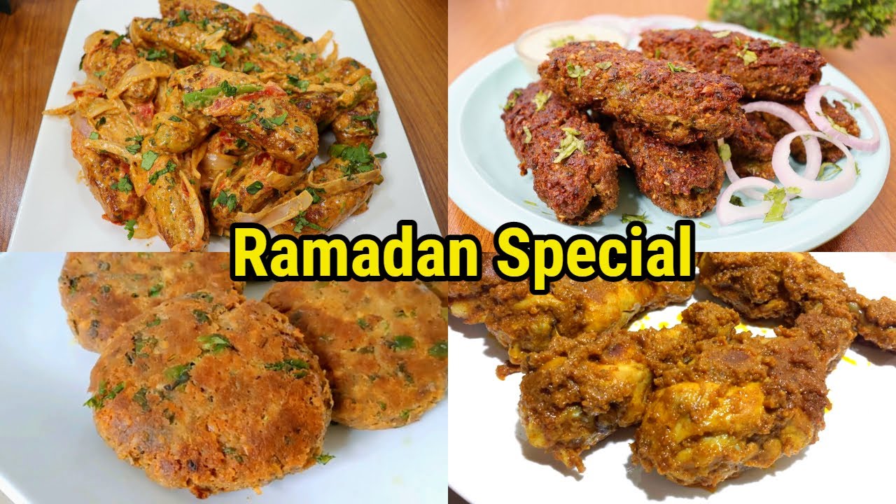 4 Tastiest Kabab Recipes ❗ Ramadan Special Recipes By (Tasty Food With Maria)