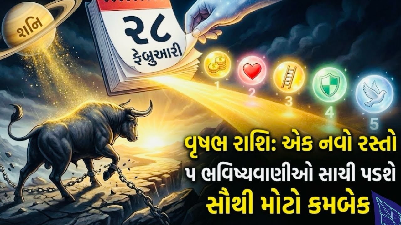 📍વૃષભ રાશિ સાવધાન 28 ફેબ્રુઆરી પછી નસીબ બદલાશે, 5 રહસ્યમય ભવિષ્યવાણી