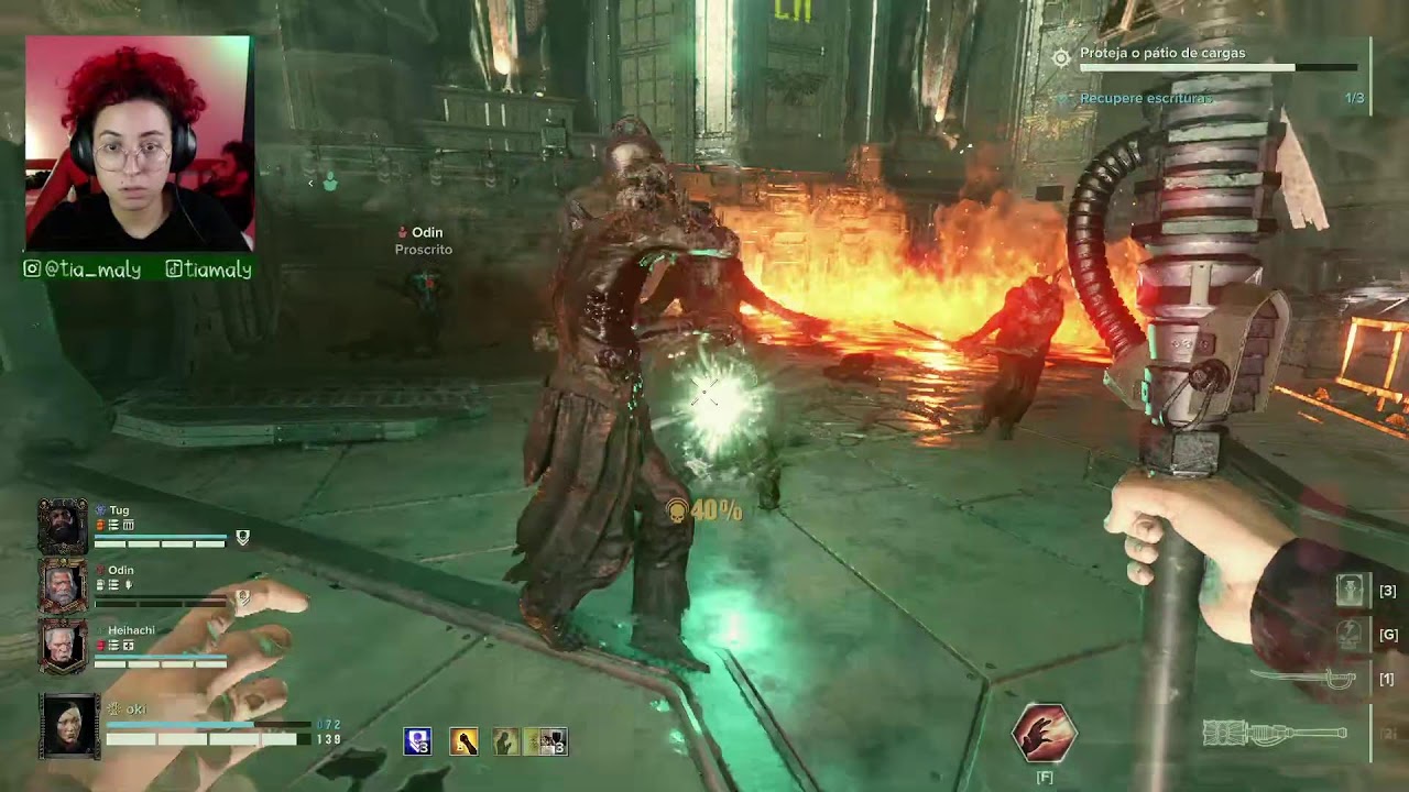 warhammer darktide com o vinão