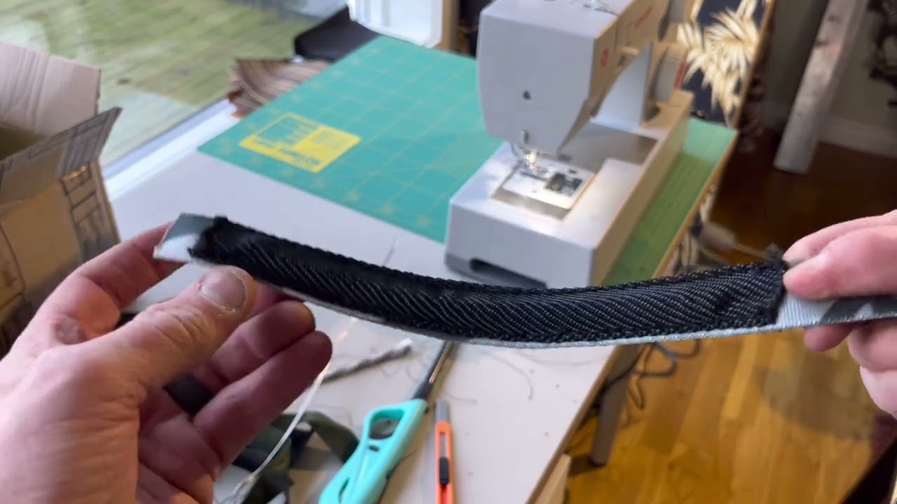 DIY hunting saddle with Singer Heavy duty.