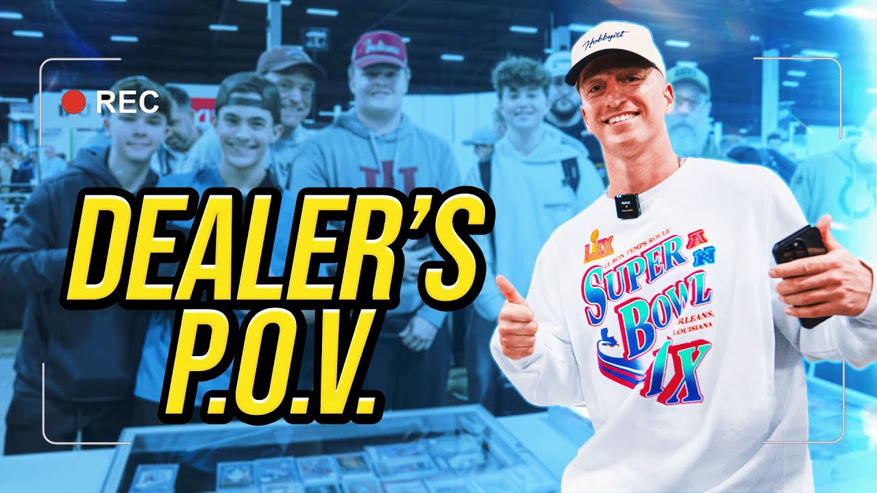 Buying, Selling, & Trading BEHIND The Booth at Philly Card Show - DEALER POV