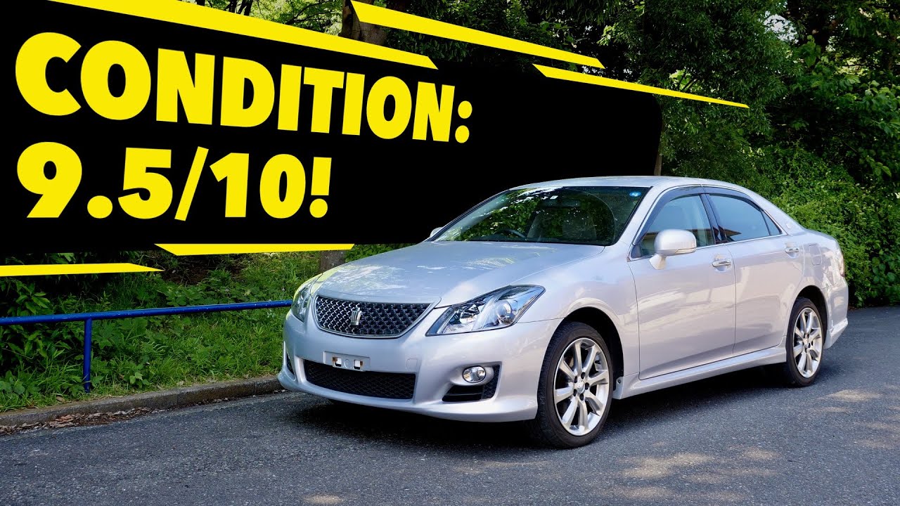 Обзор покупки Toyota Crown Athlete I-Four 2008 года (импорт из Канады) на японском аукционе