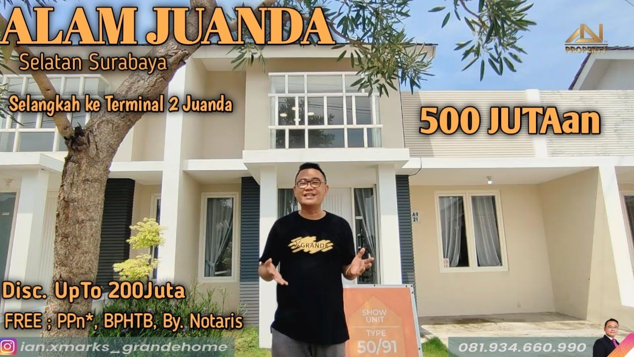 500Jutaan! ALAM JUANDA Sidoarjo | Hunian Hijau Strategis | Selatan Surabaya #reviewrumah #hometour