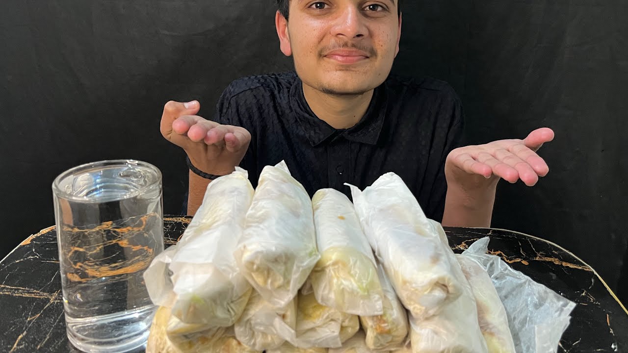 ASMR;EATING SHAWARMA |SHAWARMA MUKBANG | EATING SHAWARMA |