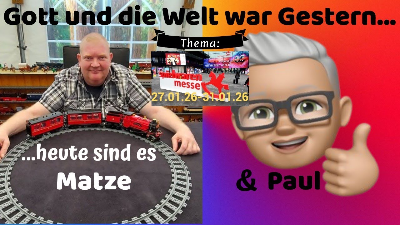 🚨Warnung: Zu viele Klemmbausteine! Rundgang mit Paul auf der Spielwarenmesse Nürnberg 2026