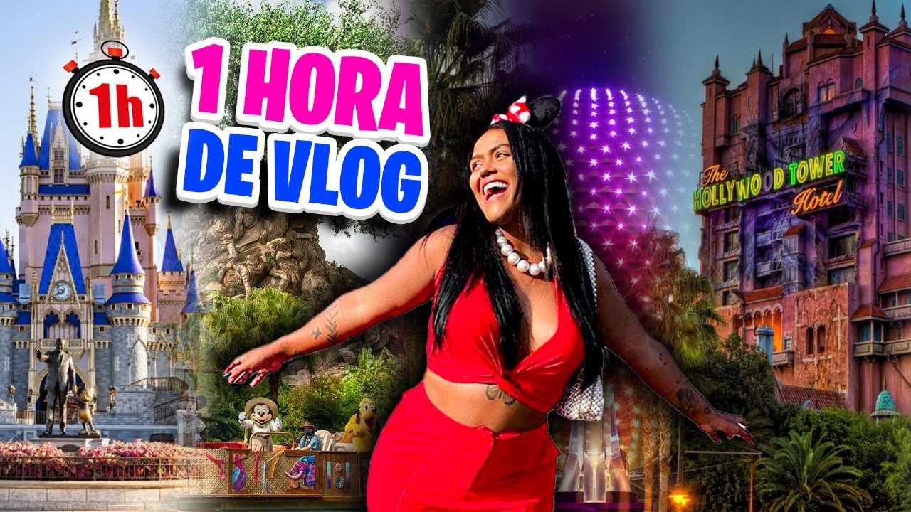 1 HORA DE VLOG EM TODOS PARQUES DA DISNEY DE ORLANDO !!! (72 horas)