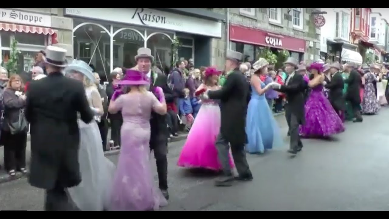Flora Day Furry Dance - Helston, Cornwall.