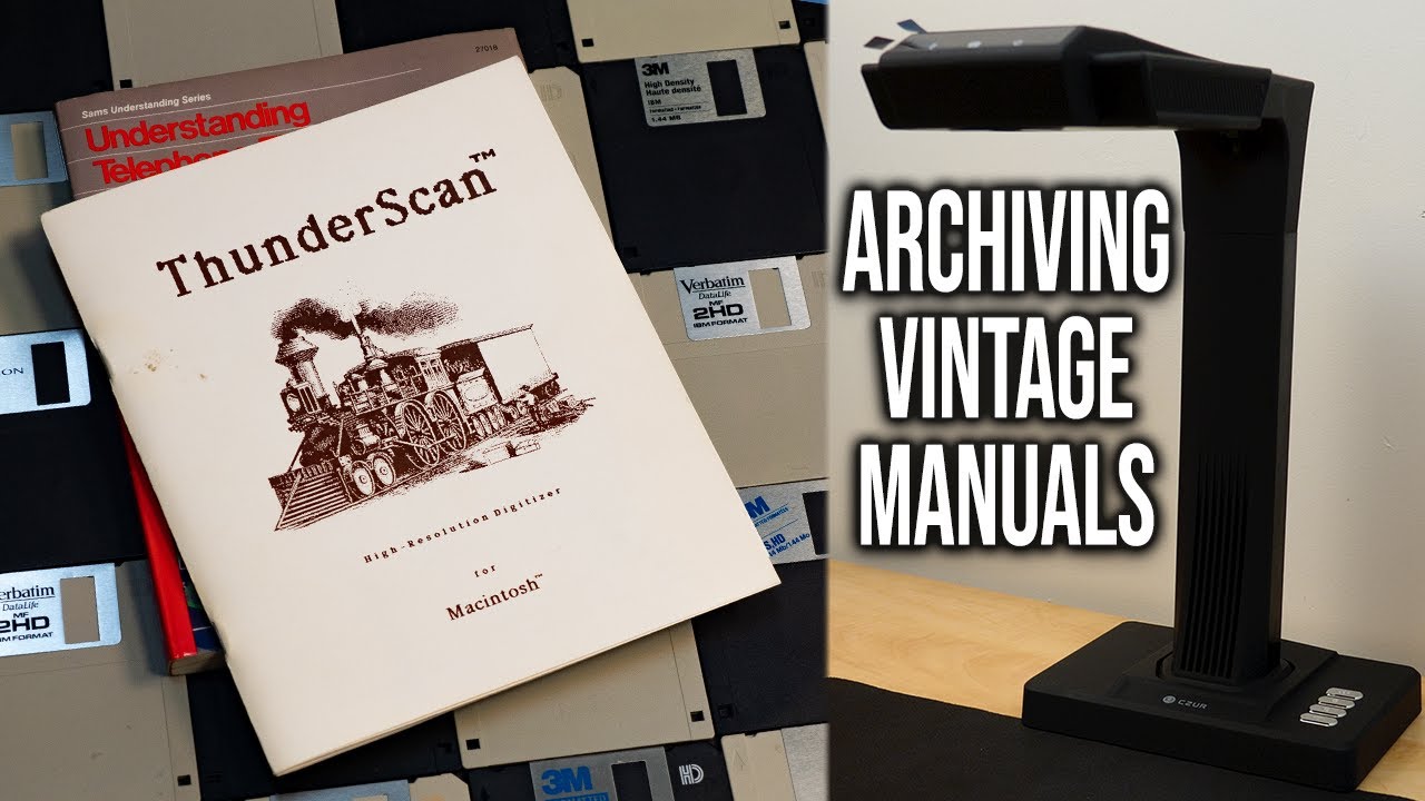 Archiving Vintage Manuals with the CZUR ET16 Plus Scanner