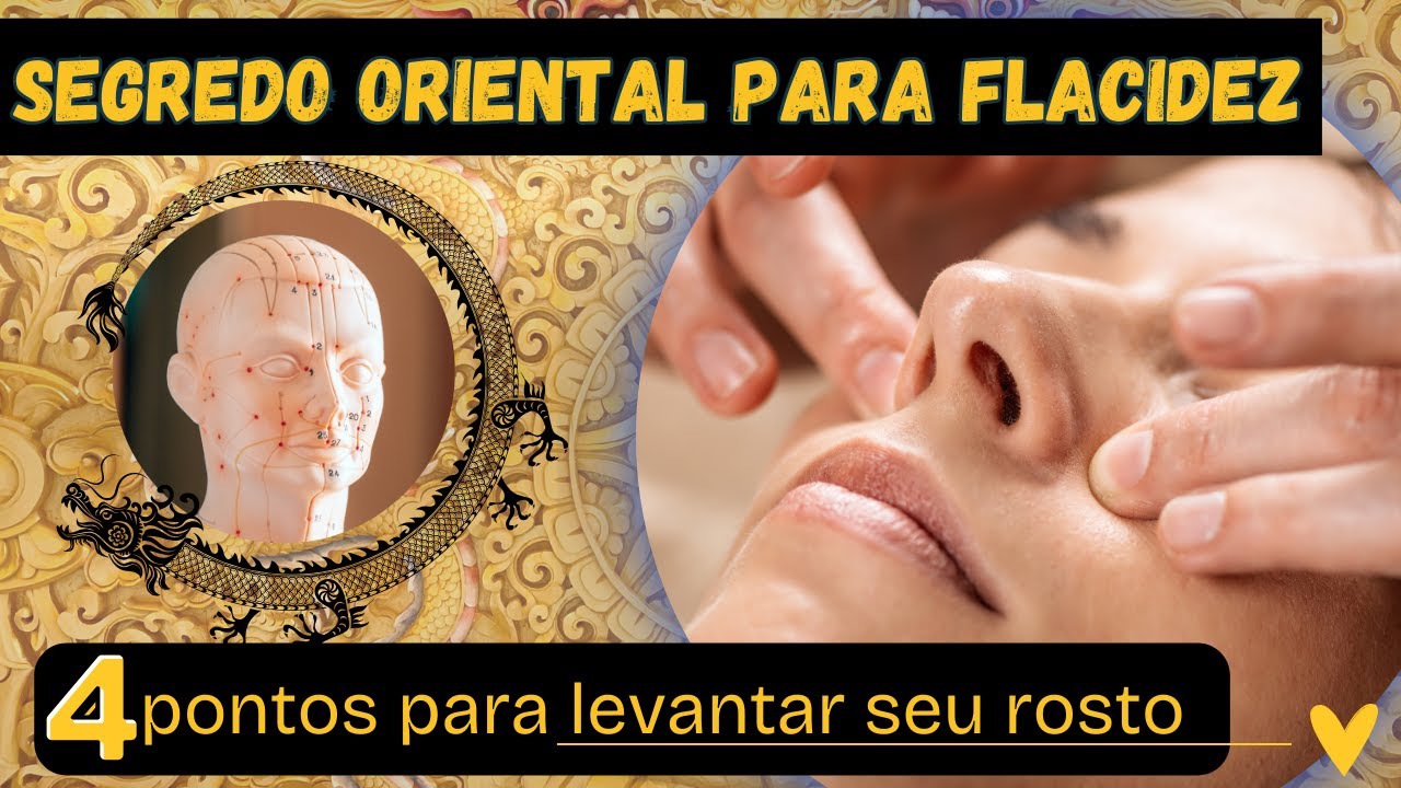 4 Pontos no Rosto que Levantam a Flacidez Naturalmente!