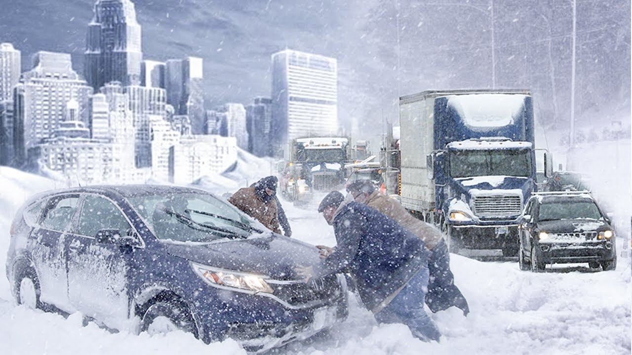 Record Snowfall paralyzed Europe! (Jan. 21, 2022) Snow storm in Turkey and Poland