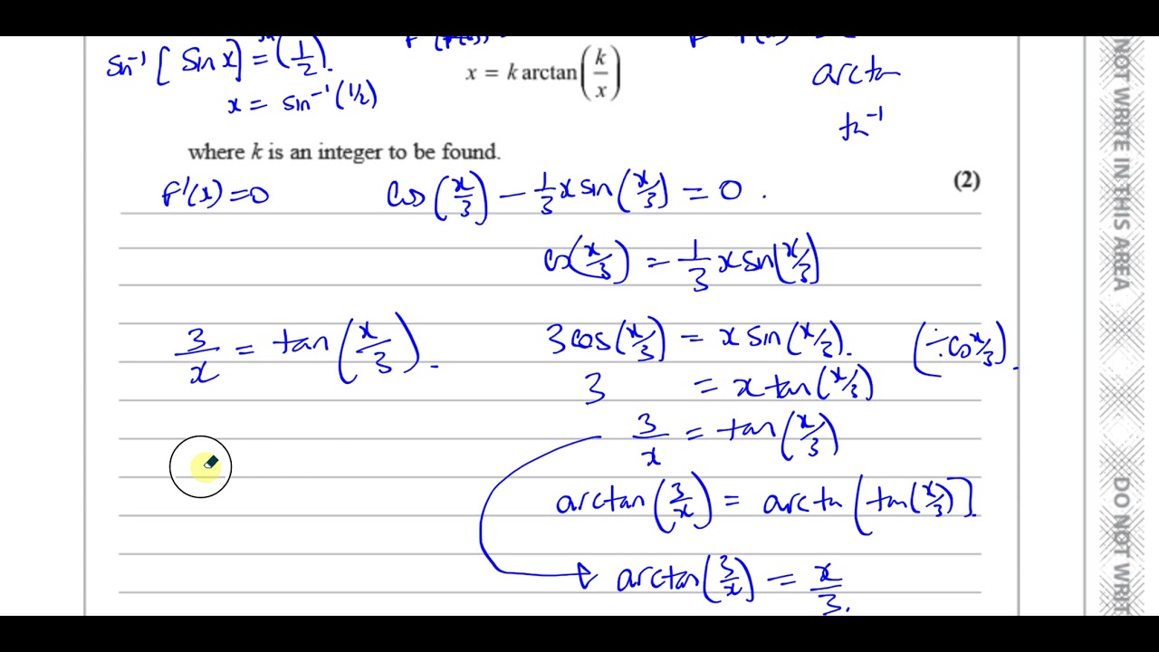 WMA13 IAL (Edexcel) P3  Jan 2021 Q6  Differentiation, Trigonometry, Iteration