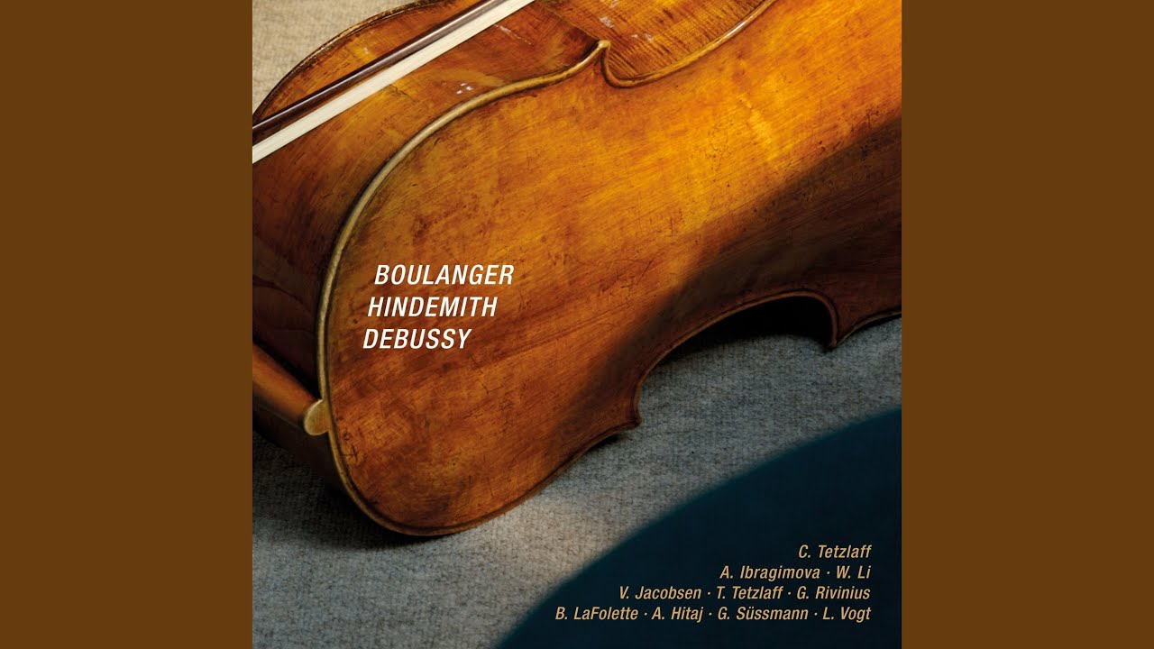 Boulanger: D'un soir triste (Arr. for Piano Trio) (Live)